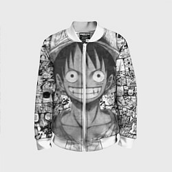 Детский бомбер Луфи улыбается one piece