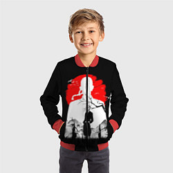 Бомбер детский Кэн Рюгудзи Токийские мстители, цвет: 3D-красный — фото 2