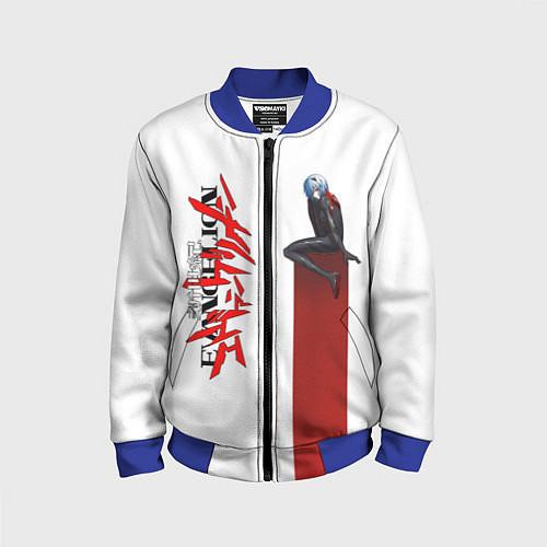 Детский бомбер EVANGELION ПИЛОТ EVA / 3D-Синий – фото 1