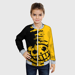 Бомбер детский ONE PIECE PIRATES ПИРАТЫ, цвет: 3D-серый — фото 2