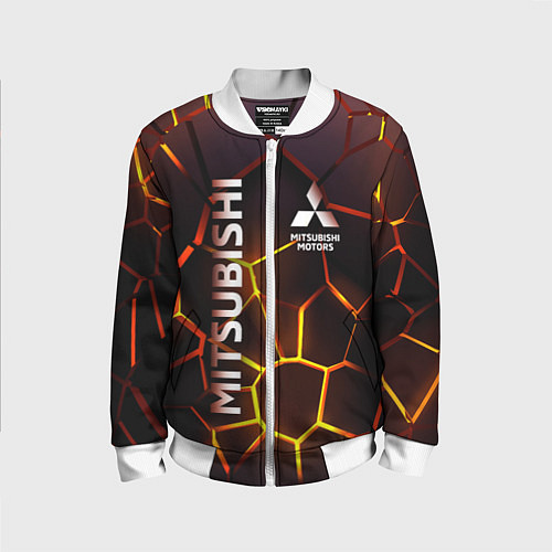 Детский бомбер Митсубиси подсветка 3D плит / 3D-Белый – фото 1
