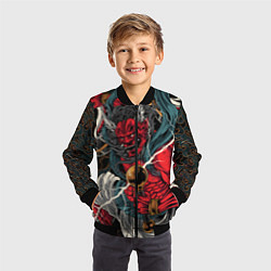 Бомбер детский БОГ ГРОМА РАЙДЗИН, цвет: 3D-черный — фото 2