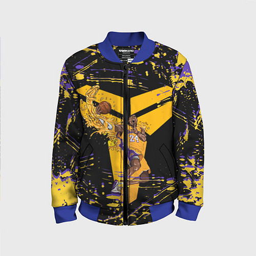 Детский бомбер Los angeles lakers NBA / 3D-Синий – фото 1