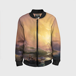 Детский бомбер Шторм в море девятый вал