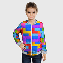 Бомбер детский Лего-го, цвет: 3D-серый — фото 2