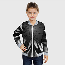 Бомбер детский Абстракция 353-3, цвет: 3D-серый — фото 2