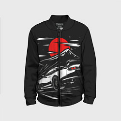 Бомбер детский Toyota Supra: Red Moon, цвет: 3D-черный