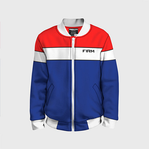 Детский бомбер В стиле 90х FIRM / 3D-Белый – фото 1