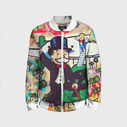 Детский бомбер Alec Monopoly ART