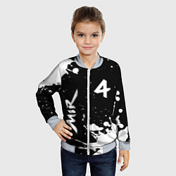 Бомбер детский МИР4 Краска, цвет: 3D-серый — фото 2