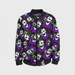 Бомбер детский JOJO KILLER QUEEN КОРОЛЕВА УБИЙЦА УЗОР, цвет: 3D-черный