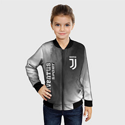 Бомбер детский ЮВЕНТУС Juventus Sport Абстракция, цвет: 3D-черный — фото 2