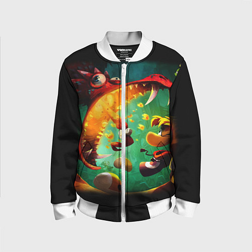 Детский бомбер Rayman Legend / 3D-Белый – фото 1