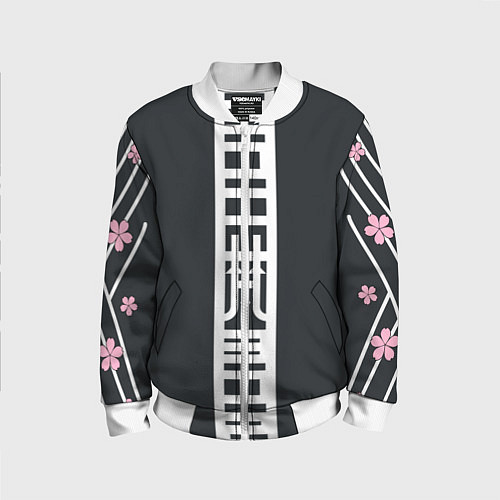 Детский бомбер ЧЕРНЫЕ ДРАКОНЫ BLACK DRAGON / 3D-Белый – фото 1