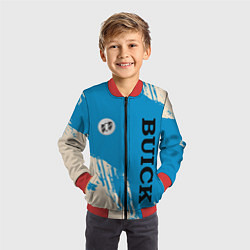 Бомбер детский Buick Logo emblem, цвет: 3D-красный — фото 2