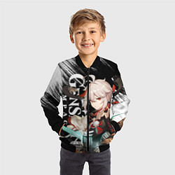 Бомбер детский КАДЗУХА АНЕМО KAZUHA, цвет: 3D-черный — фото 2