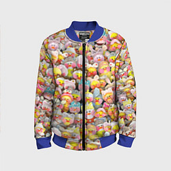 Бомбер детский Уточки Лалафанфан, цвет: 3D-синий