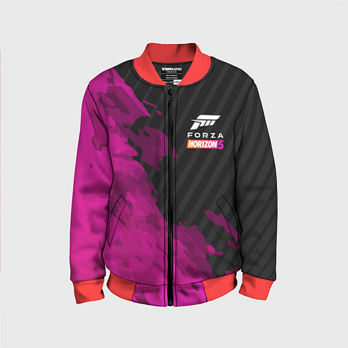 Детский бомбер Forza Horizon 5 Форза Хорайзен 5 / 3D-Красный – фото 1