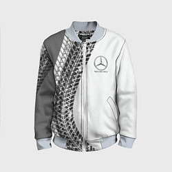 Бомбер детский Mercedes-Benz дрифт, цвет: 3D-серый