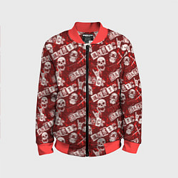 Бомбер детский Хард Рок HARD-ROCK, цвет: 3D-красный