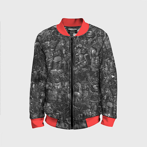 Детский бомбер Elysium art / 3D-Красный – фото 1