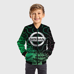 Бомбер детский NISSAN Супер класса, цвет: 3D-черный — фото 2