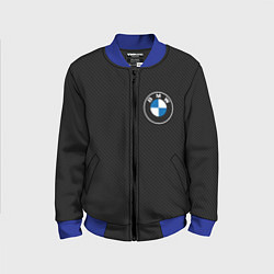 Детский бомбер BMW LOGO CARBON ЧЕРНЫЙ КАРБОН