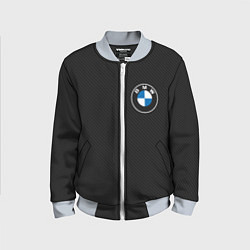 Детский бомбер BMW LOGO CARBON ЧЕРНЫЙ КАРБОН