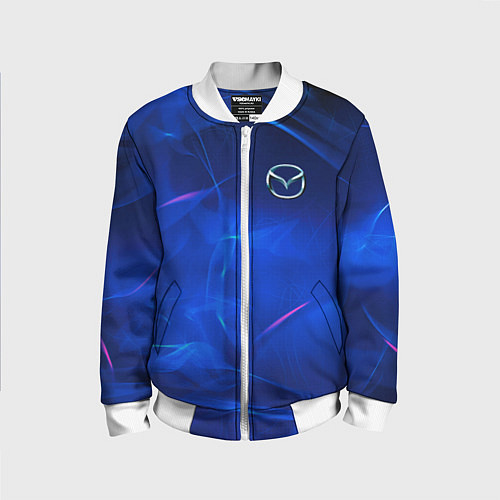 Детский бомбер Мазда mazda / 3D-Белый – фото 1