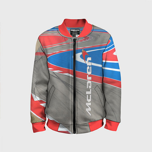 Детский бомбер McLaren Racing Route / 3D-Красный – фото 1