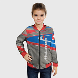 Бомбер детский McLaren Racing Route, цвет: 3D-красный — фото 2