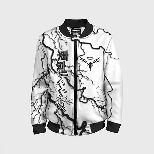 Детский бомбер Токийские мстители Tokyo Revengers / 3D-Черный – фото 1