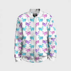 Детский бомбер Коты Купидоны Паттерн