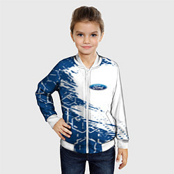 Бомбер детский Форд ford, цвет: 3D-белый — фото 2