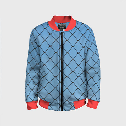 Детский бомбер Рабица / 3D-Красный – фото 1