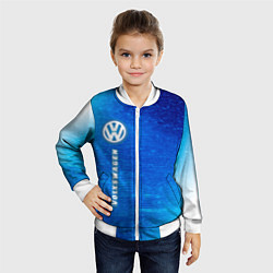Бомбер детский VOLKSWAGEN Volkswagen Графика, цвет: 3D-белый — фото 2