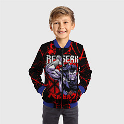 Бомбер детский БЕРСЕРК BERSERK GUTS, цвет: 3D-синий — фото 2