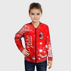 Бомбер детский AC MILAN AC Milan Sport Арт, цвет: 3D-красный — фото 2