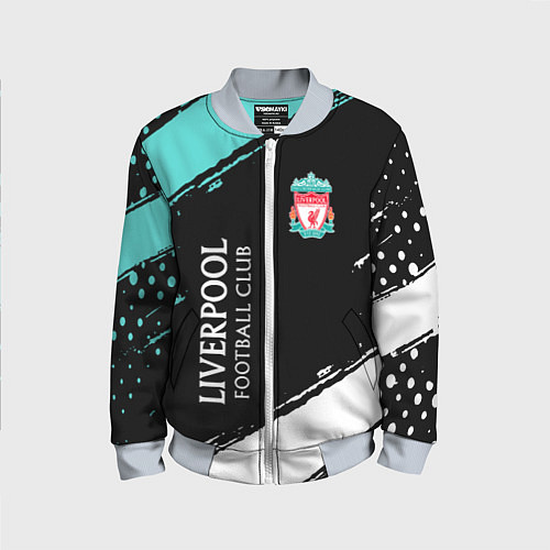 Детский бомбер Liverpool footba lclub / 3D-Серый – фото 1