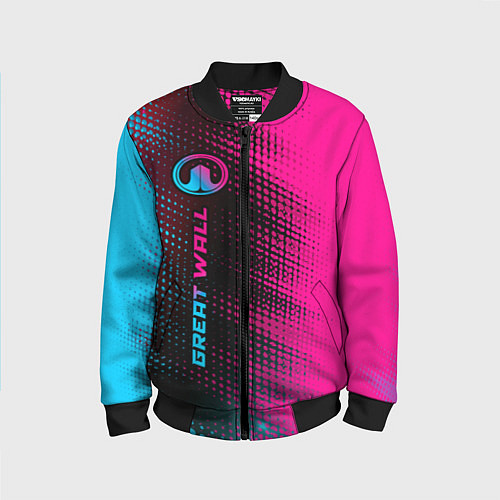 Детский бомбер Great Wall Neon Gradient FS / 3D-Черный – фото 1