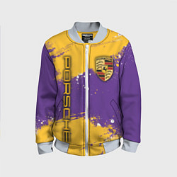 Бомбер детский PORSCHE- LAKERS COLORS, цвет: 3D-серый