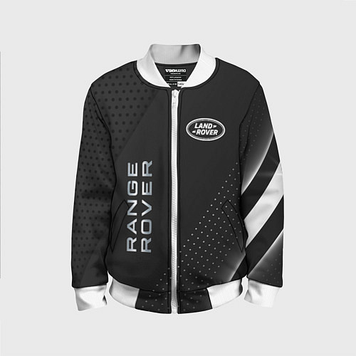 Детский бомбер Land rover Абстракция / 3D-Белый – фото 1
