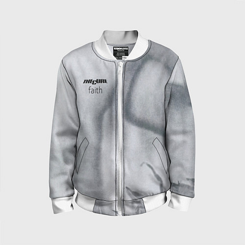 Детский бомбер Faith - The Cure / 3D-Белый – фото 1