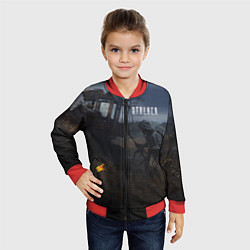 Бомбер детский STALKER Одиночка Нашёл Артефакт, цвет: 3D-красный — фото 2