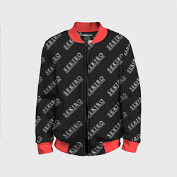 Детский бомбер Секиро лого узор