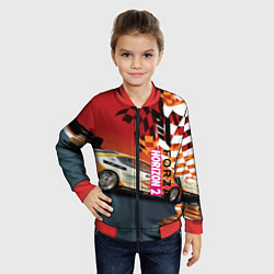 Бомбер детский Froza horizon art, цвет: 3D-красный — фото 2