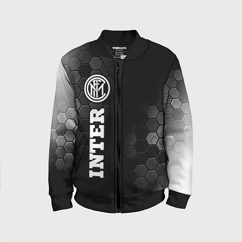 Детский бомбер Inter sport на темном фоне: по-вертикали / 3D-Черный – фото 1