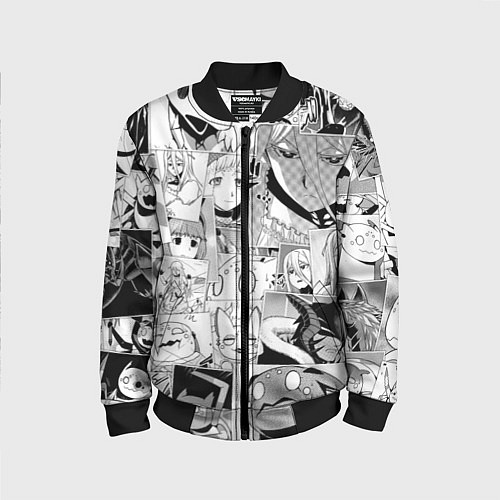 Детский бомбер Да я паук и что с того pattern / 3D-Черный – фото 1