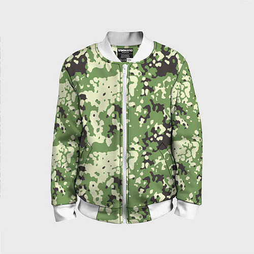 Детский бомбер Камуфляж Flectar-D / 3D-Белый – фото 1