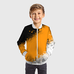 Бомбер детский Имперский флаг - триколор, цвет: 3D-белый — фото 2
